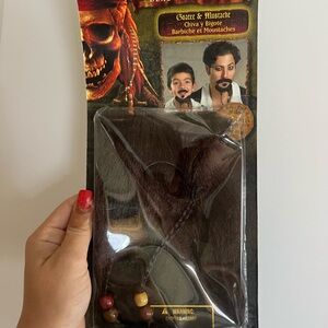 Disney Pirate Goatee & Mustache Set - Brown